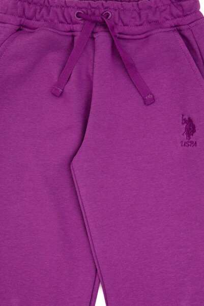 U.S. Polo Assn. Kız Çocuk Menekşe Eşofman Altı 50314941-VR037