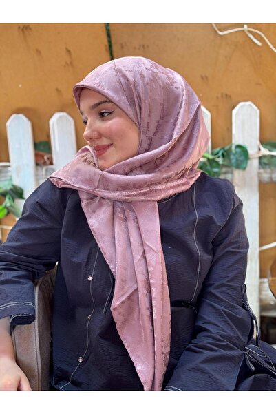 eyandis Eșarfă din bumbac jacquard cu model picior de gâscă