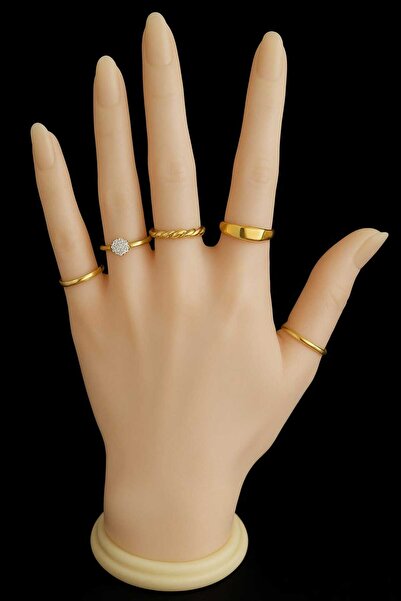 Teber Kalıp 3D Printed Hand-Shaped Jewelry and Ring Stand - Decorative Displa...