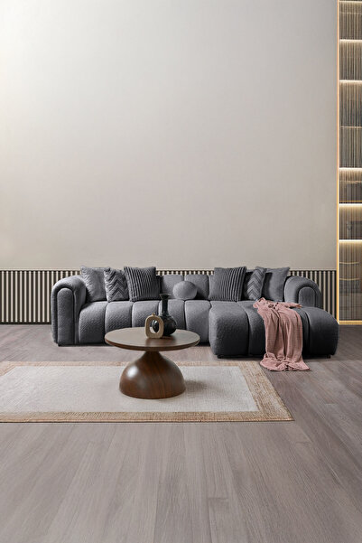 Eymense Nline Köşe Koltuk Takımı Antrasit Sağ Köşe