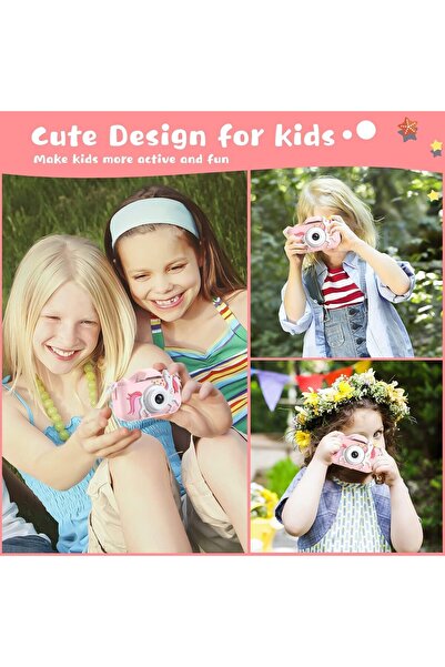 Generic ZONEY Selfie Kids Camera, Christmas Birthday Gifts for Boys Girls Age 3-12, HD Kids Digital Video Ca