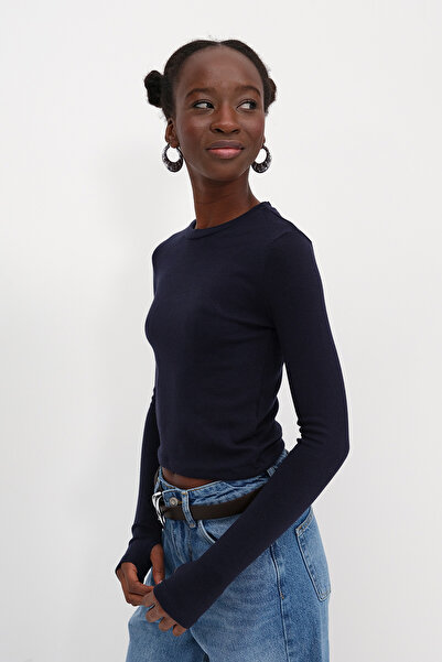 Addax Μακρυμάνικο μπλουζάκι Modal P4420