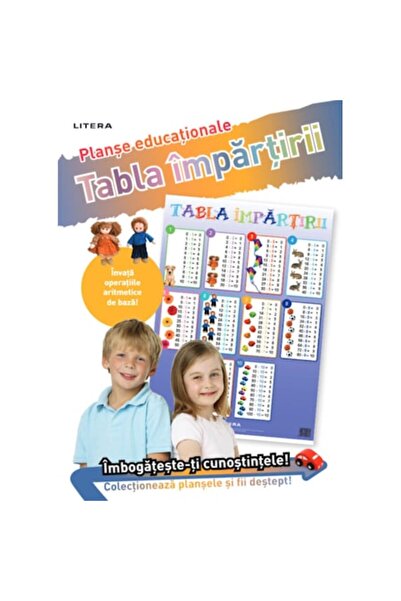 Litera TABLA IMPARTIRII (Educational Laminated Boards)