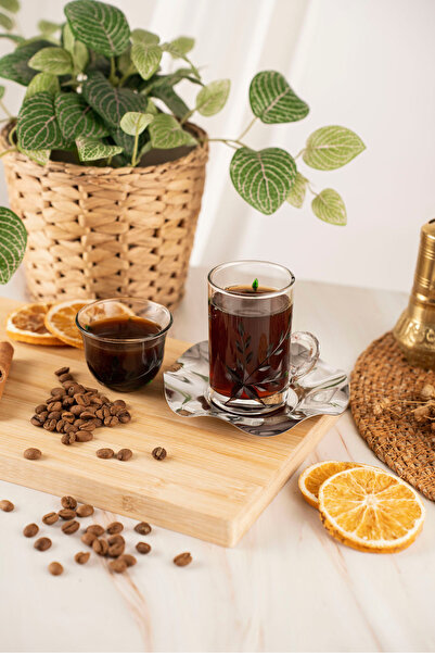 crystalhome 18 Piece Tea and Coffee Set