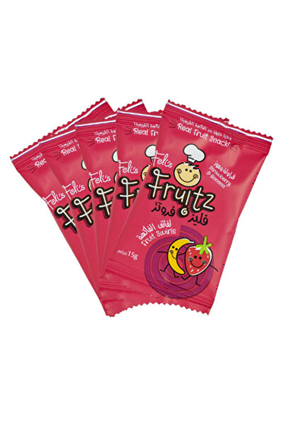 Feli's دوامات فواكه فروتز بالفراولة والموز - وجبة خفيفة من الفاكهة الحقيقية -...