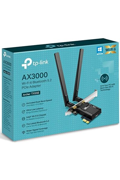 TP-LINK Προσαρμογέας Wi-Fi Bluetooth Archer TX55E