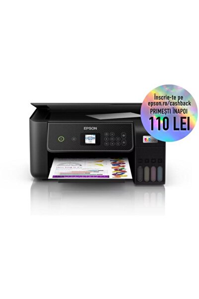 EPSON Multifunctional EcoTank L3280, A4, Color, 10 ppm, USB, Wireless (Black)