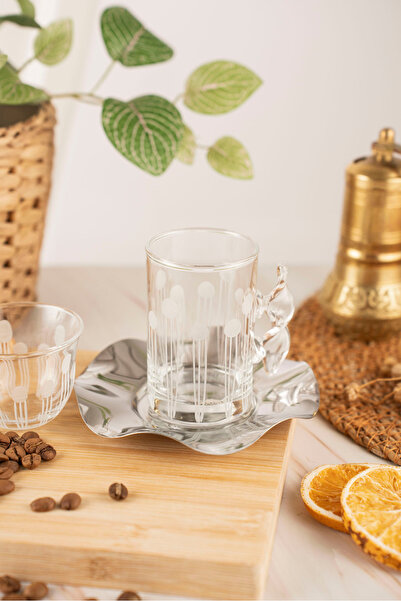 crystalhome 18 Piece Tea and Coffee Set