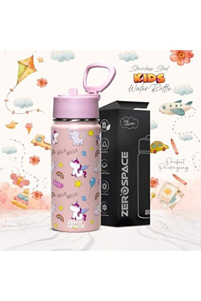 Generic ZeroSpace Water Bottle for Kids, 500ml Kids Water Bottle for School, Stainless Steel Water Bottle fo