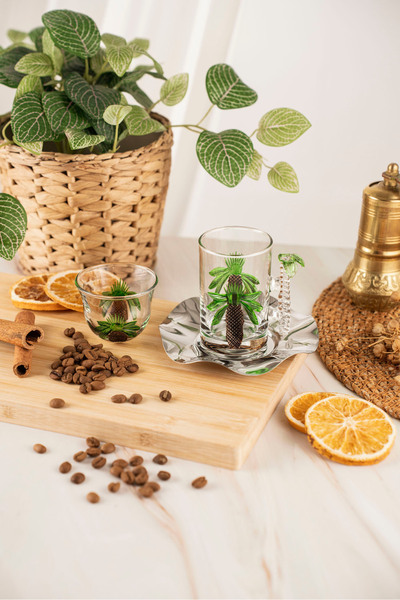 crystalhome 18 Piece Tea and Coffee Set