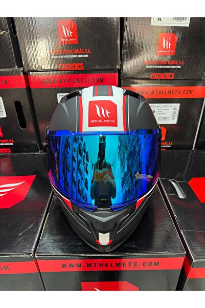 MT Helmets Braker Sv charm a1 (şeffaf vizörlü biçimde) gönderilecektir