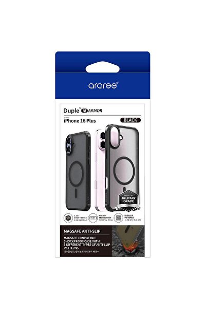 Araree DUPLE M ARMOR Back Cover Mobile Case with MagSafe