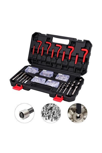 Titi 6394 Helicoil Set Screw Thread Repair Kit 131 Pieces (Plastic Box)