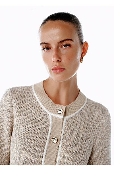 Knitss Natural Muline Knitwear Jacket
