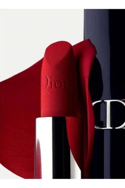 Christian Dior Rouge Refillable Lipstick 999 Velvet Red