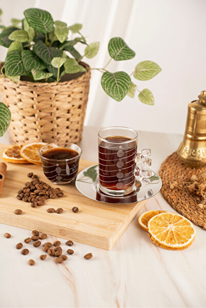 crystalhome 18 Piece Tea and Coffee Set