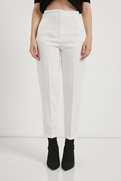 Arma Life Women's High Waist Pencil Basic Skinny White Pants