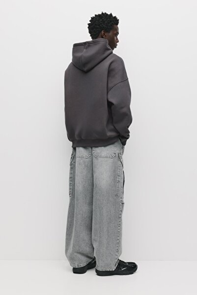 Pull & Bear Basic kapüşonlu sweatshirt