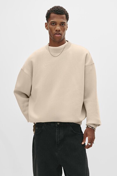 Pull & Bear Basic bol kesim sweatshirt