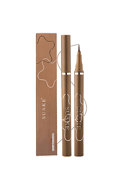 SUAKE محدد عيون سائل رفيع، سريع الجفاف، يدوم طويلاً، مقاوم للماء، لا يترك بقعًا، مكياج عيون ناعم للغاية