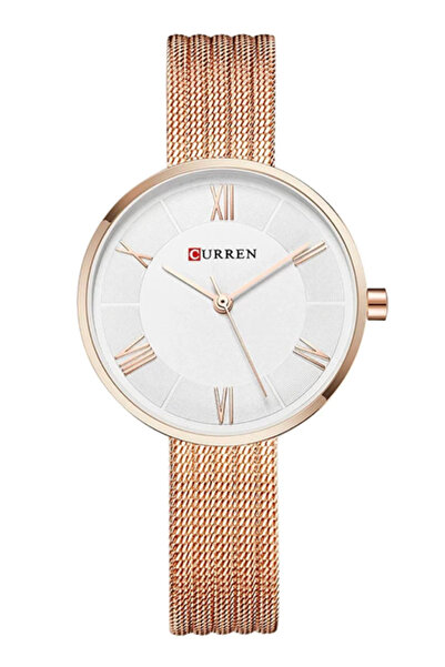 Curren 9020 Women's Wristwatch with Steel Mesh Band