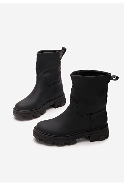 B T Shoes Černé nízké kozačky Aniya V2