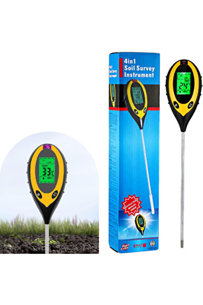 OEM KCB 300 Toprak Nem Ölçer, Ph Ölçer, Işık Ölçer ve Sıcaklık Ölçer