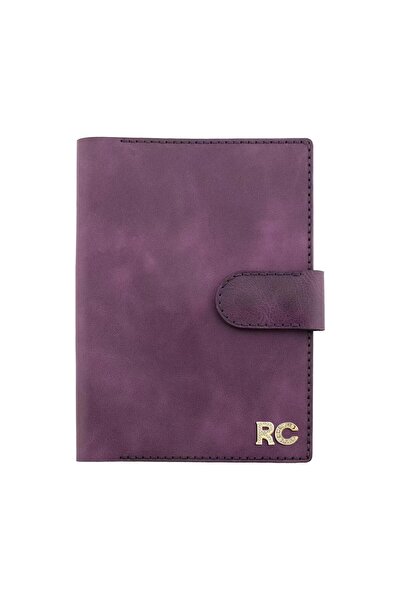 twingold A5 Notebook and Agenda Cover - 100% Rainbow Leather - Ko10001 - Purple