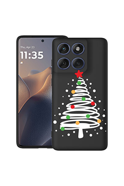 bestcase Carcasă antișoc pentru Motorola Edge 60 Pro cu design Brad de Crăciu...