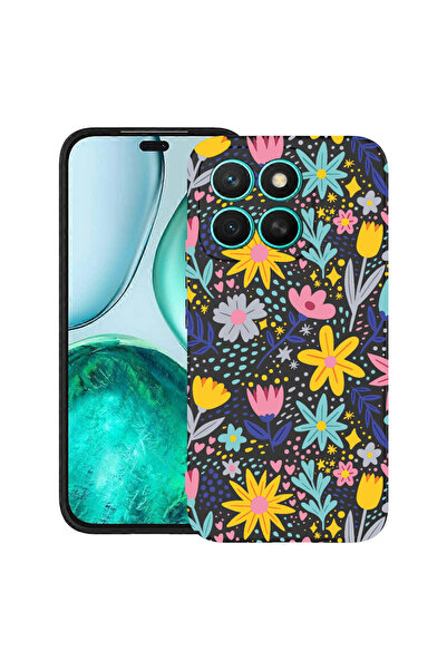bestcase Carcasă subțire din silicon pentru Honor X7c / 200 Smart, flori mici, 2071156 B 758