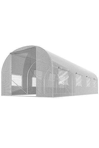 DacEnergy Solar gradina , profile din otel, folie PE 140g/m2, o usa, 8 ferest...