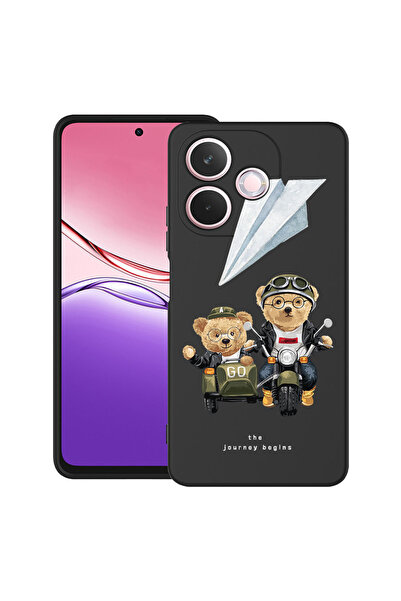 bestcase Carcasă antișoc pentru OPPO A5 Pro 5G cu design Teddy On The Road, 2...