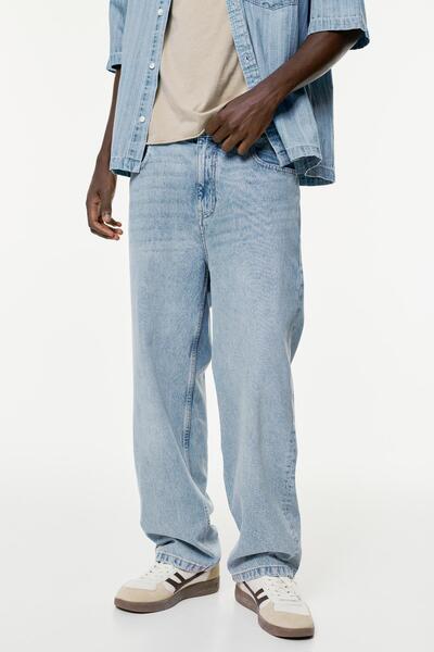 Pull & Bear Bol paça kot pantolon