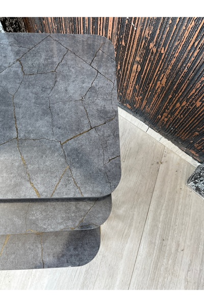 Desire Z Stackable Coffee Table, Elegant Design, Living Room, Rectangular, 3 Pieces