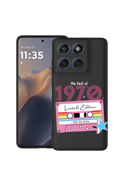 bestcase Carcasă antișoc pentru Motorola Edge 60 Pro cu design Best Of 1970, ...