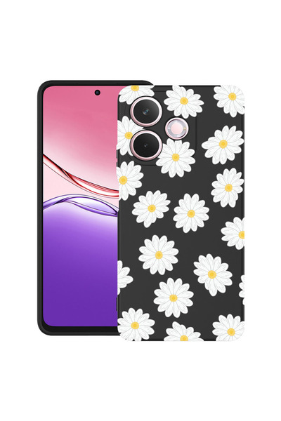bestcase Αντικραδασμική θήκη για OPPO A5 Pro 5G με σχέδιο Happy Flowers Daisy...