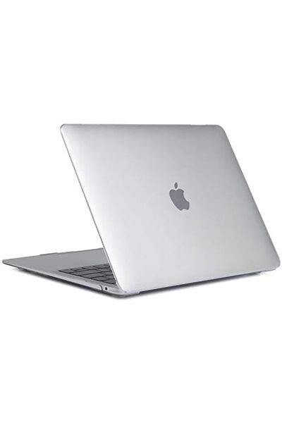 O Ozone جراب صلب لجهاز ماك بوك إير 13 بوصة، غطاء شبكي، غطاء بلاستيكي صلب واقٍ - شفاف