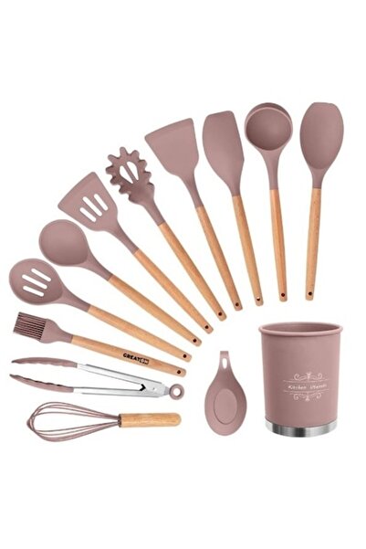 Top Marriage Set 13 ustensile de bucătărie antiaderente GREATON din silicon c...