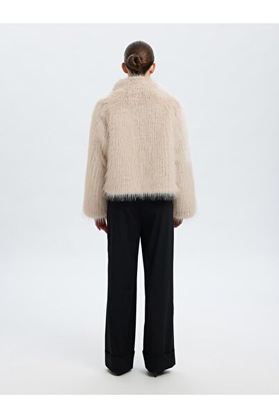 Selected Femme Jacke Faux Fur