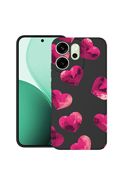 bestcase Carcasă antișoc pentru OPPO Reno14 F 5G cu design în formă de inimă,...
