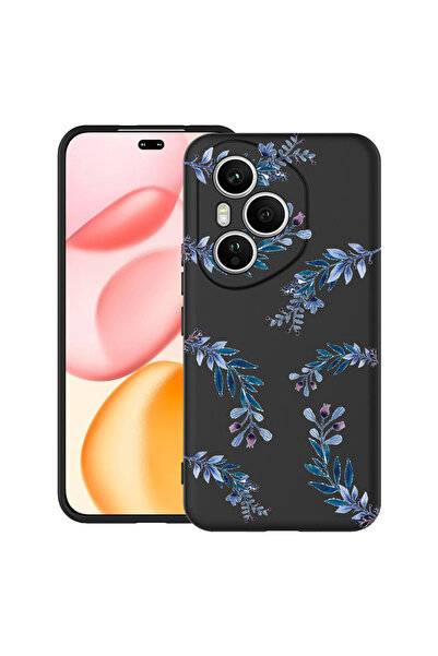 bestcase Carcasă antișoc pentru Honor 400 Pro cu design floral albastru, 2043...