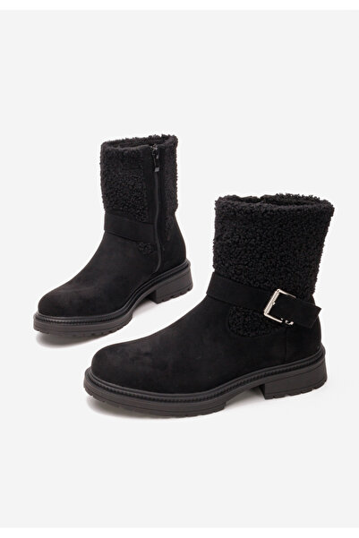 B T Shoes Χειμερινά Αρβυλάκια γυναικείες Sherill V2 Μαύρα