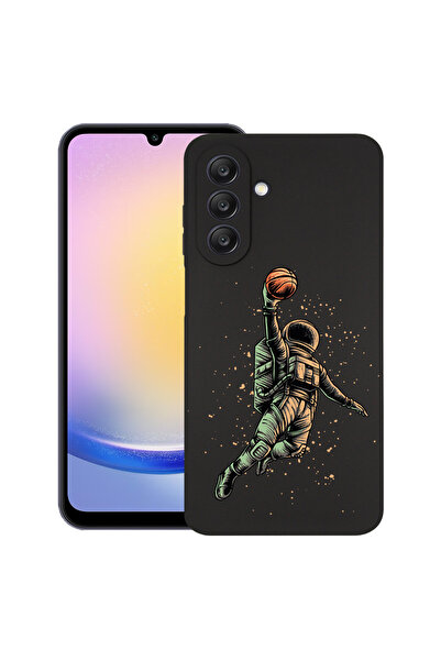 bestcase Carcasă ultra subțire TPU pentru Samsung Galaxy M56, model baschet astronaut, 2052007 B 1003