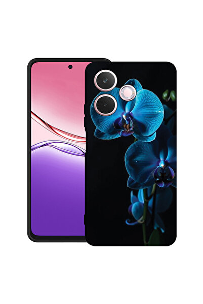 bestcase Удароустойчив калъф за OPPO A5 Pro 5G с дизайн Синя орхидея, 2043676...