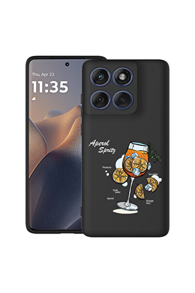 bestcase Carcasă antișoc pentru Motorola Edge 60 Pro cu design Aperol Spritz,...