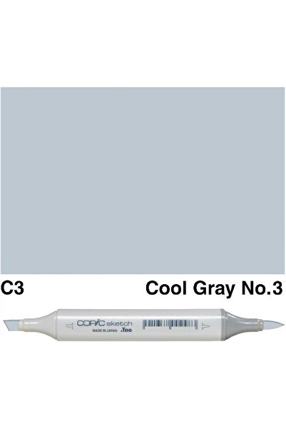 Copic قلم رسم جرافيكي C-3 كول جراي رقم 3