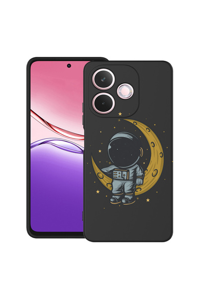 bestcase Carcasă antișoc pentru OPPO A5 Pro 5G cu design Astronaut pe Lună, 2...