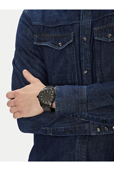 Police Ανδρικό Ρολόι PEWJG2202903 Μαύρο