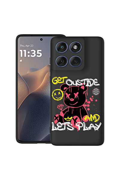 bestcase Carcasă ultra subțire TPU pentru Poco X6 5G, Teddy Bear Lets Play, 2...