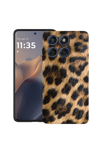 bestcase Carcasă ultra subțire TPU pentru Motorola Moto G86 Power, model leopard, 3113067 B 1442